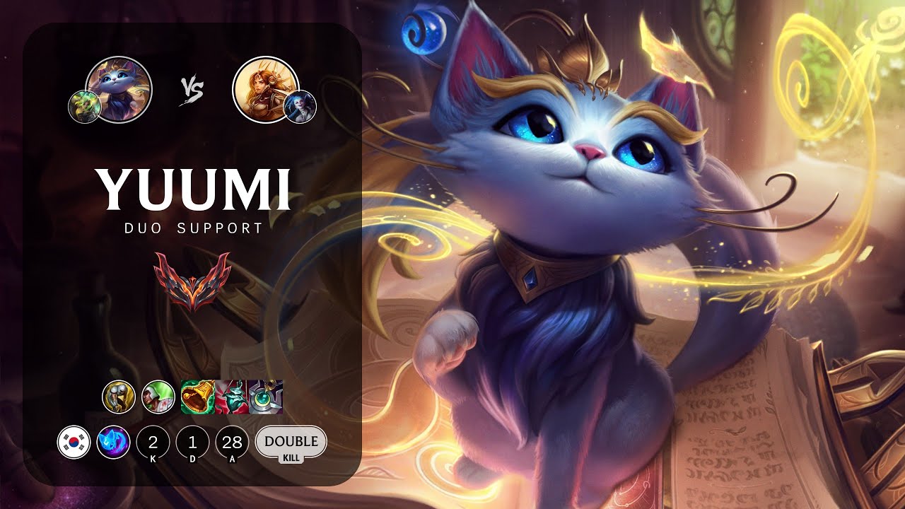 Yuumi Support vs Leona - KR Grandmaster Patch 14.8