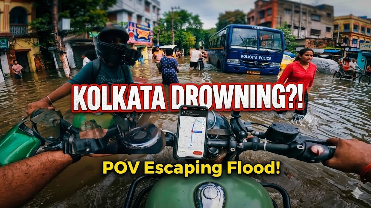 VLOG-11 KOLKATA HASN'T SEEN SUCH RAIN IN THE LAST 20 YEARS. 😱