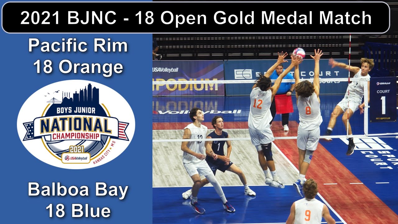 2021 BJNC 18 Open Gold Medal Match - Pacific Rim 18 Orange vs Balboa Bay 18 Blue