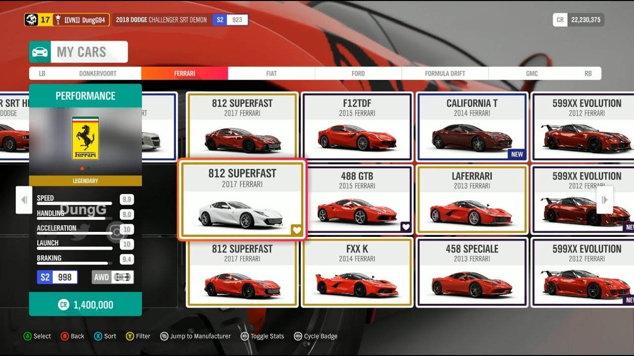 Forza Horizon 4 all Rare Cars