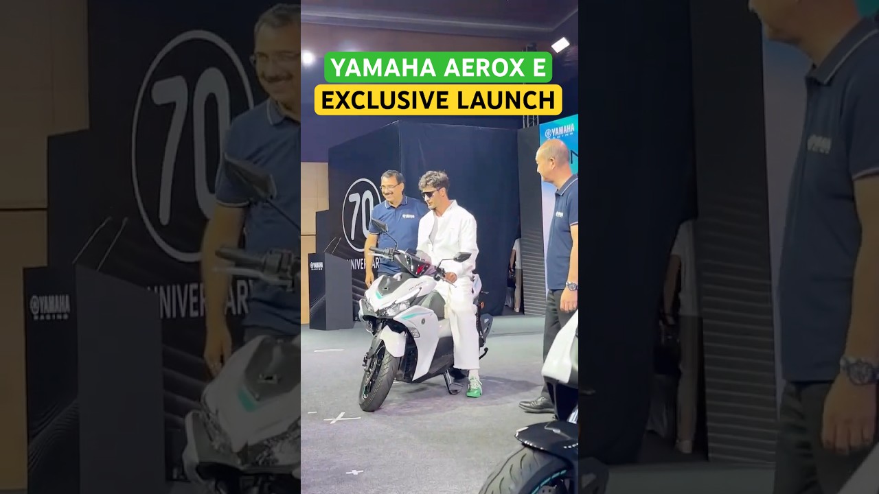 Yamaha Aerox-E Launched ⚡ India’s Most Premium Yamaha EV