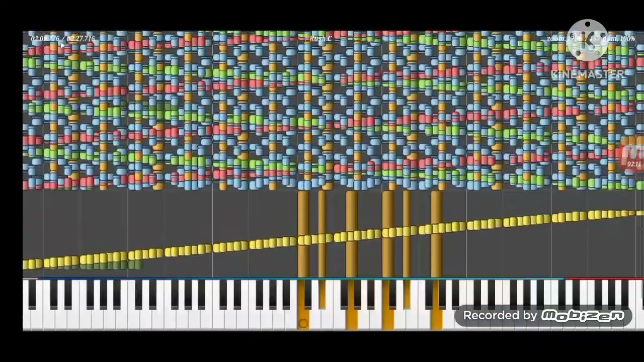 Sheet Music Boss - Rush C | IMPOSSIBLE PIANO REMIX [Black MIDI]