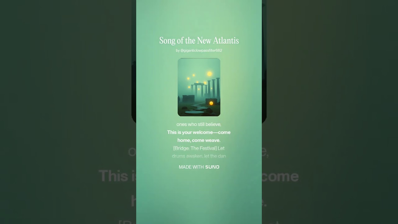 Song of the New Atlantis