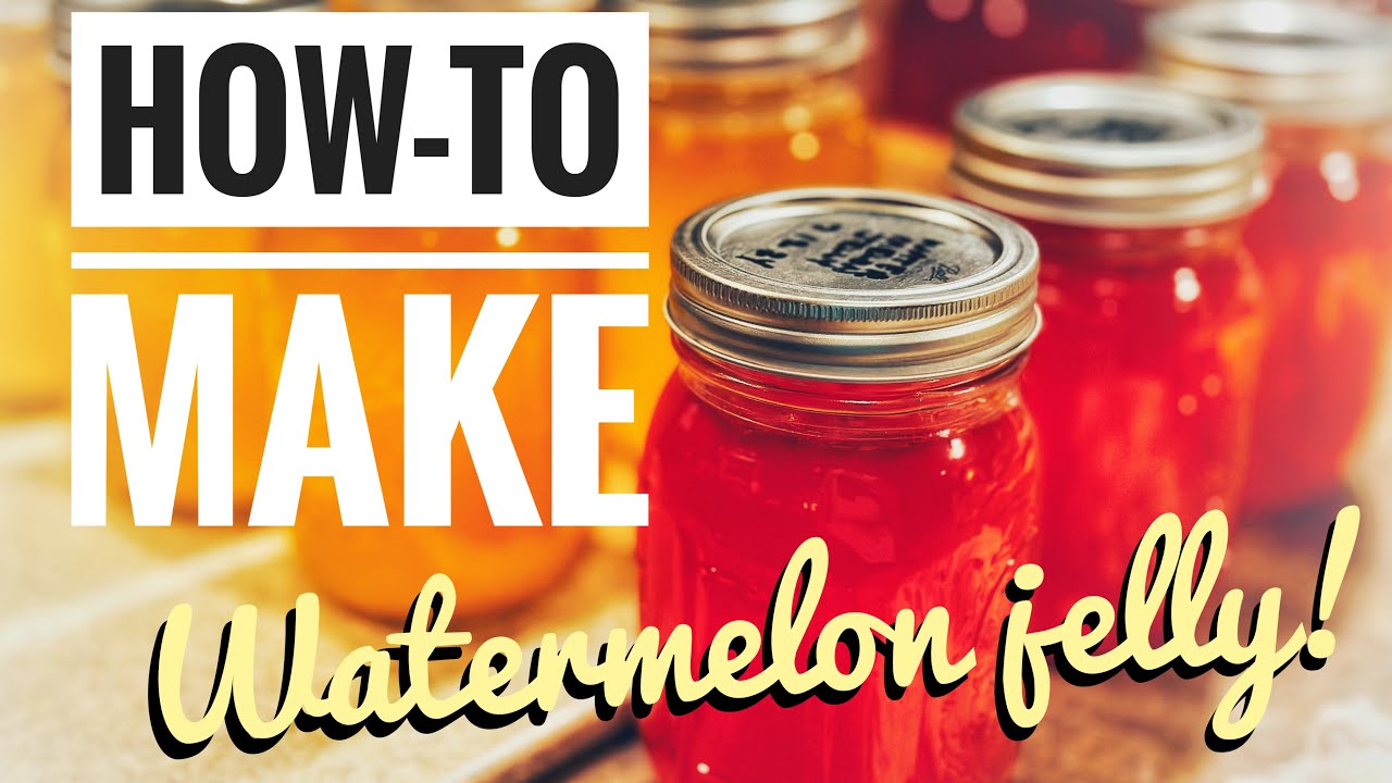 How To Make Watermelon Jelly - EASY! 
