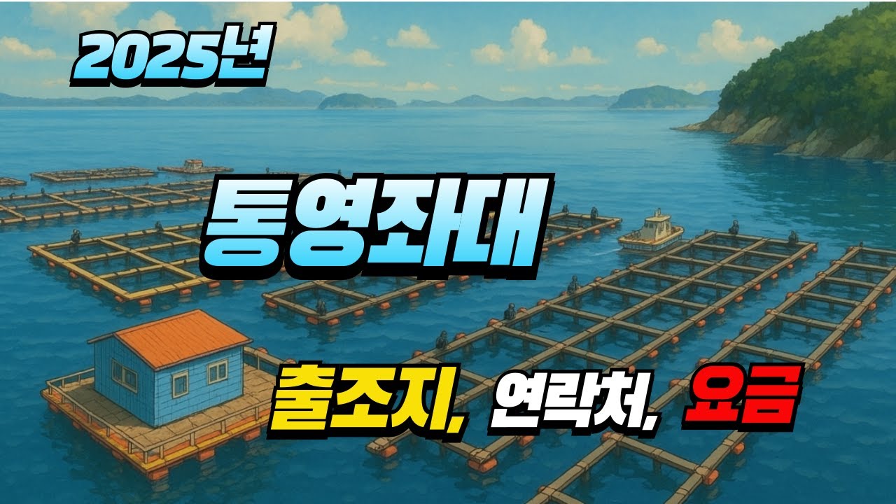 통영좌대낚시 2025년 통영좌대낚시터 정보요약//바다좌대낚시터/연락처/출조지/출항지/이용요금