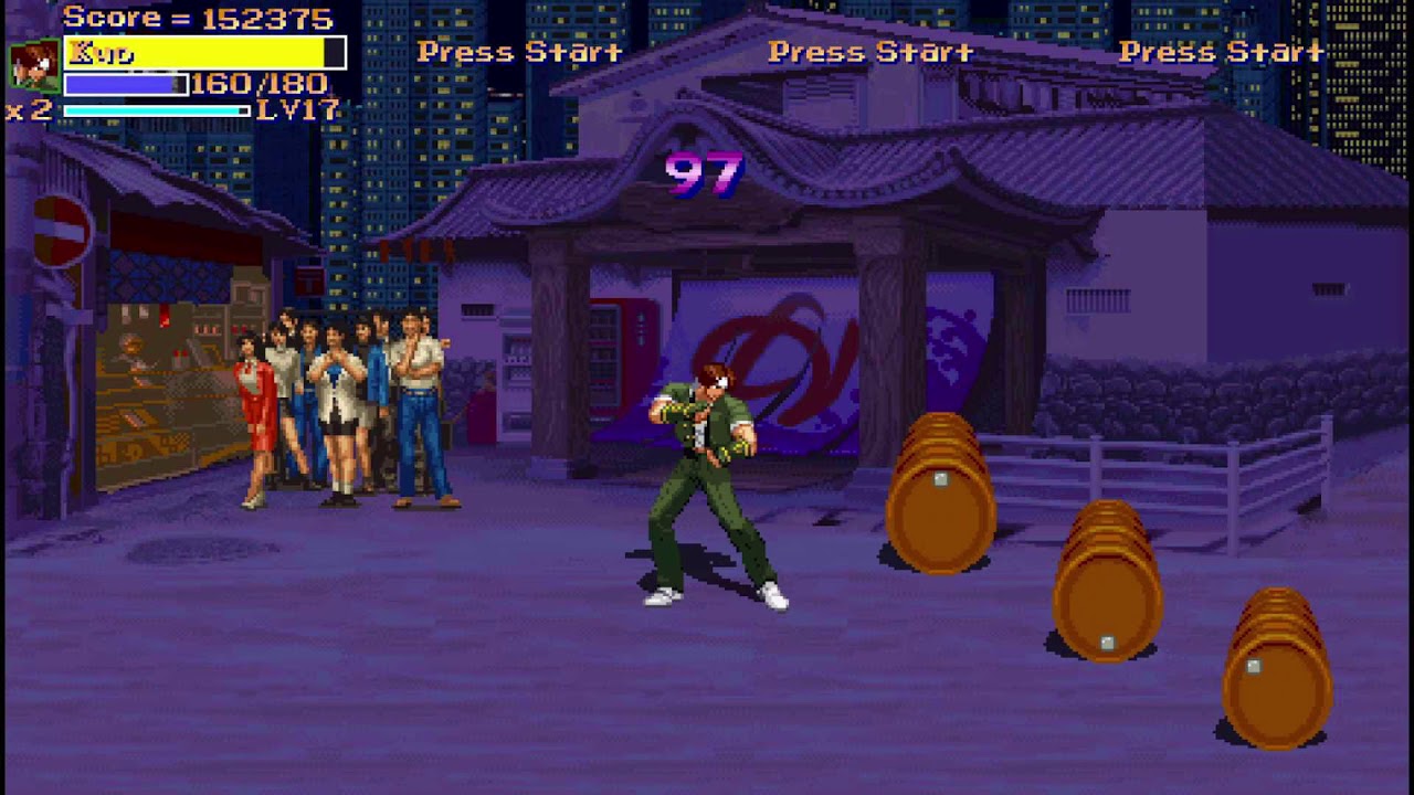 Final Fight LNS Ultimate Hard MUSOU complete play Kyo
