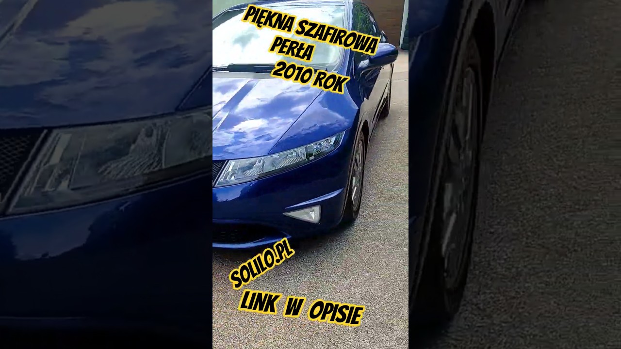 Szafirowa perła Honda Civic Ufo 2010