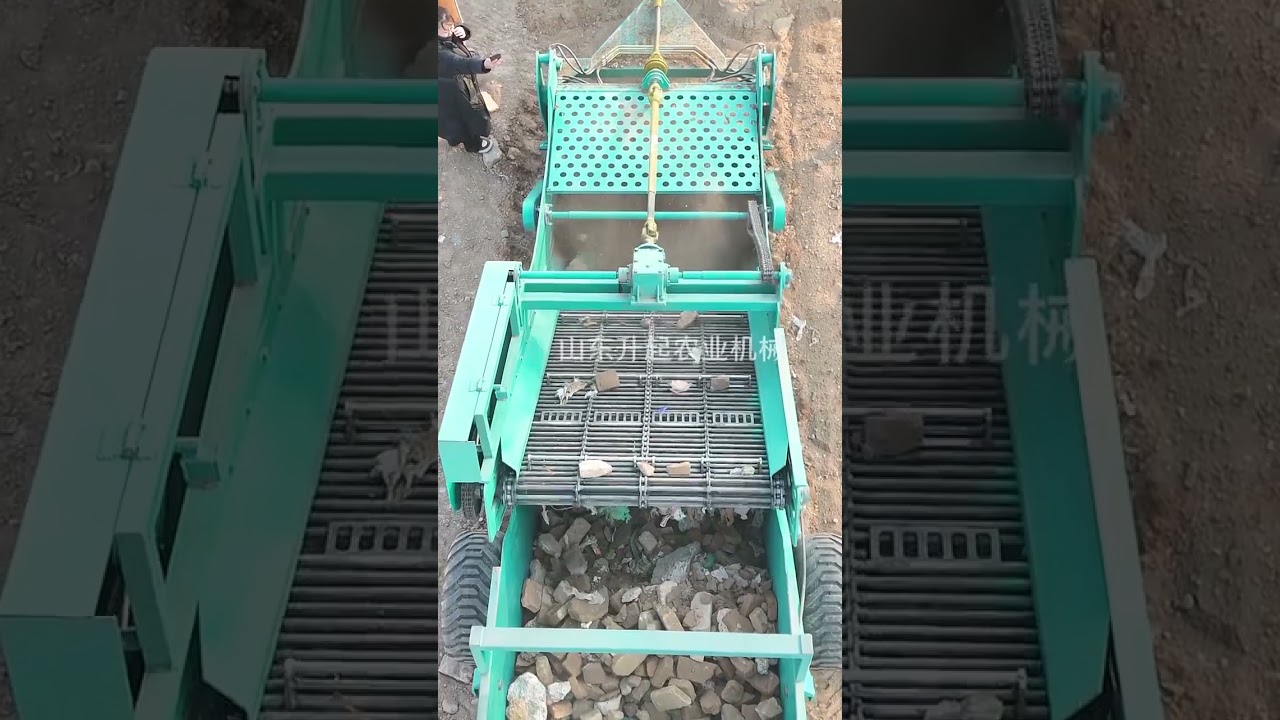 Farmland stone picker, 1204 horsepower can carry #Stone Picker #Stone Picker Manufacturer