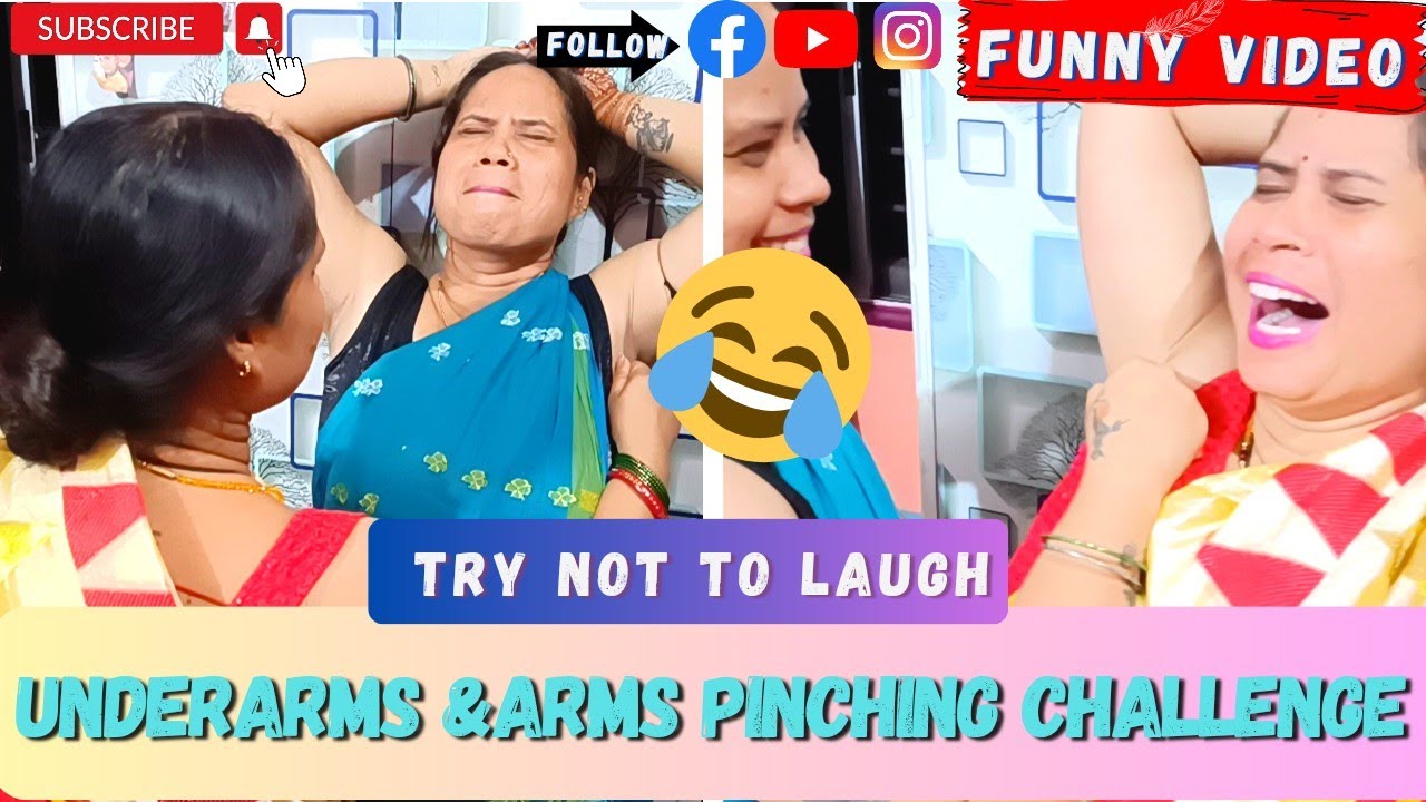 twins sister pinching challenge vlog #funnyvideo