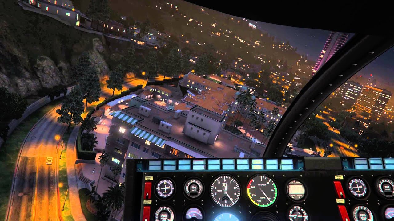 GTA V (PC) - First Person Helicopter Ride - 1080p 60fps