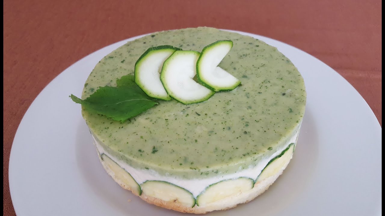 CHEESECAKE SALATA CON GELATINA DI ZUCCHINE⭐RITA CHEF | Senza colla di pesce.