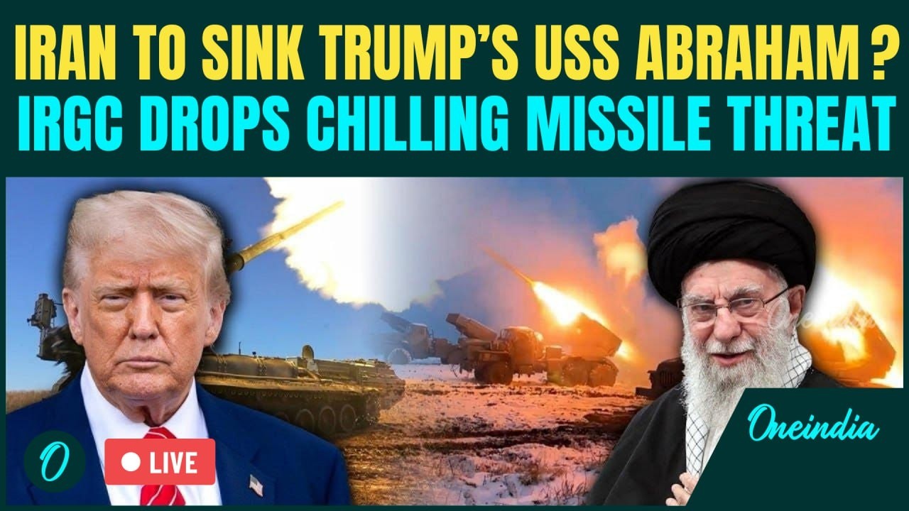 Iran ATTACKS USS Abraham LIVE: IRGC Unleashes Lethal Missile To SINK Trump’s Nuke WARSHIP |Iran LIVE