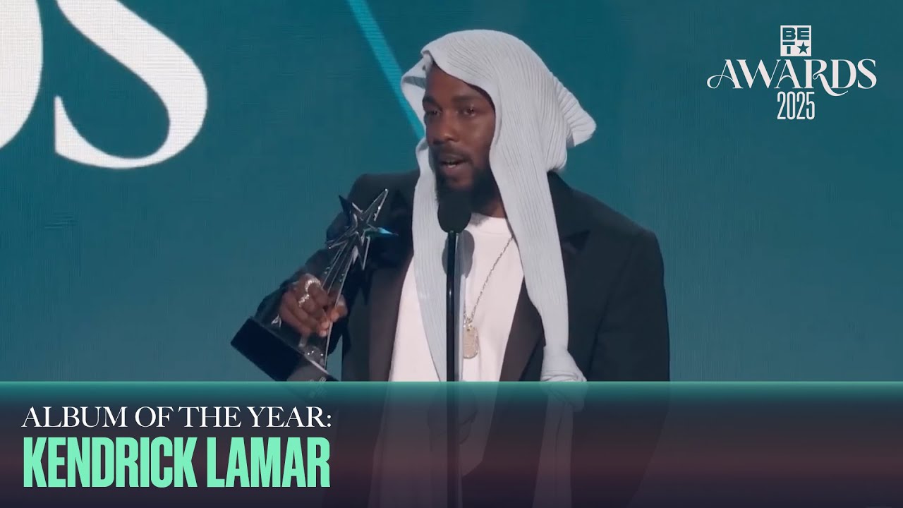 Kendrick Lamar Accepts Album Of The Year Award | #BETAwards BET Awards '25