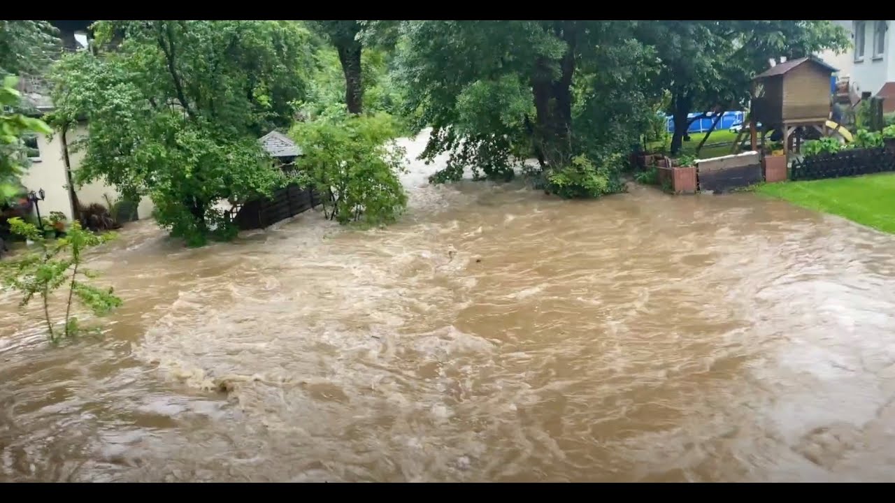 Hochwasser Hönnetal Balve 14.07.2021 nach Starkregen