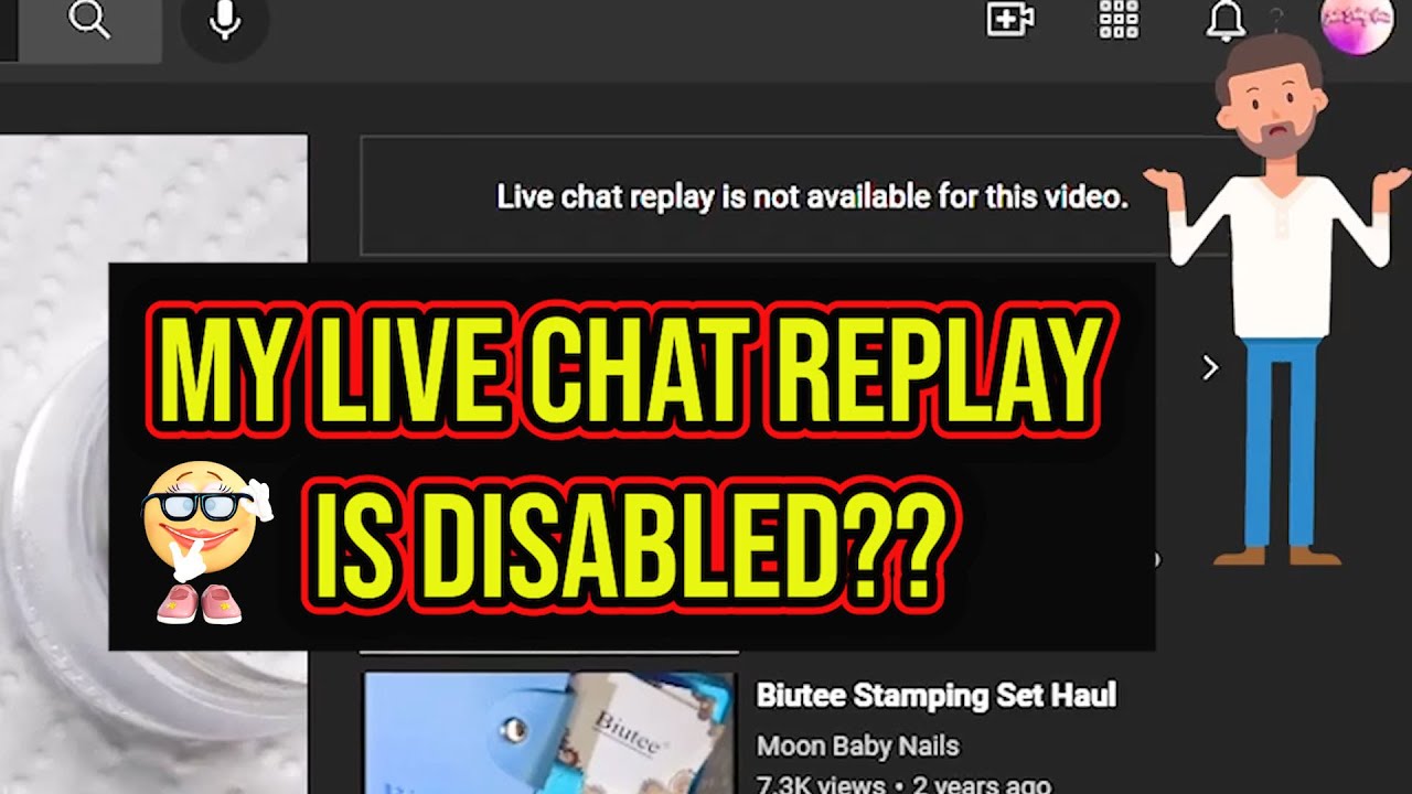My live stream chat replay is automatically turned off