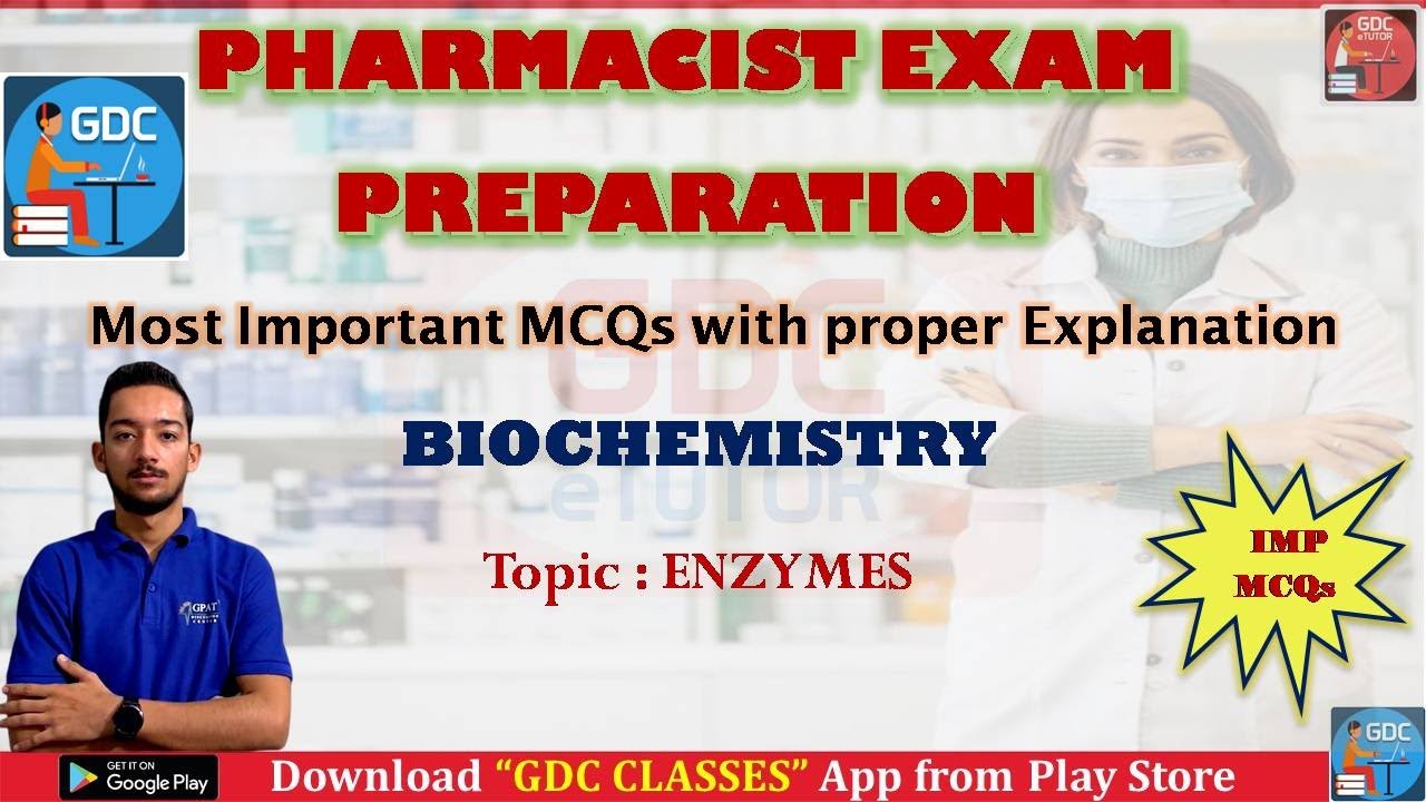 ENZYMES [BIOCHEMISTRY] IMPORTANT MCQS | PHARMACIST EXAM PREPARATION BY AKASH SIR.