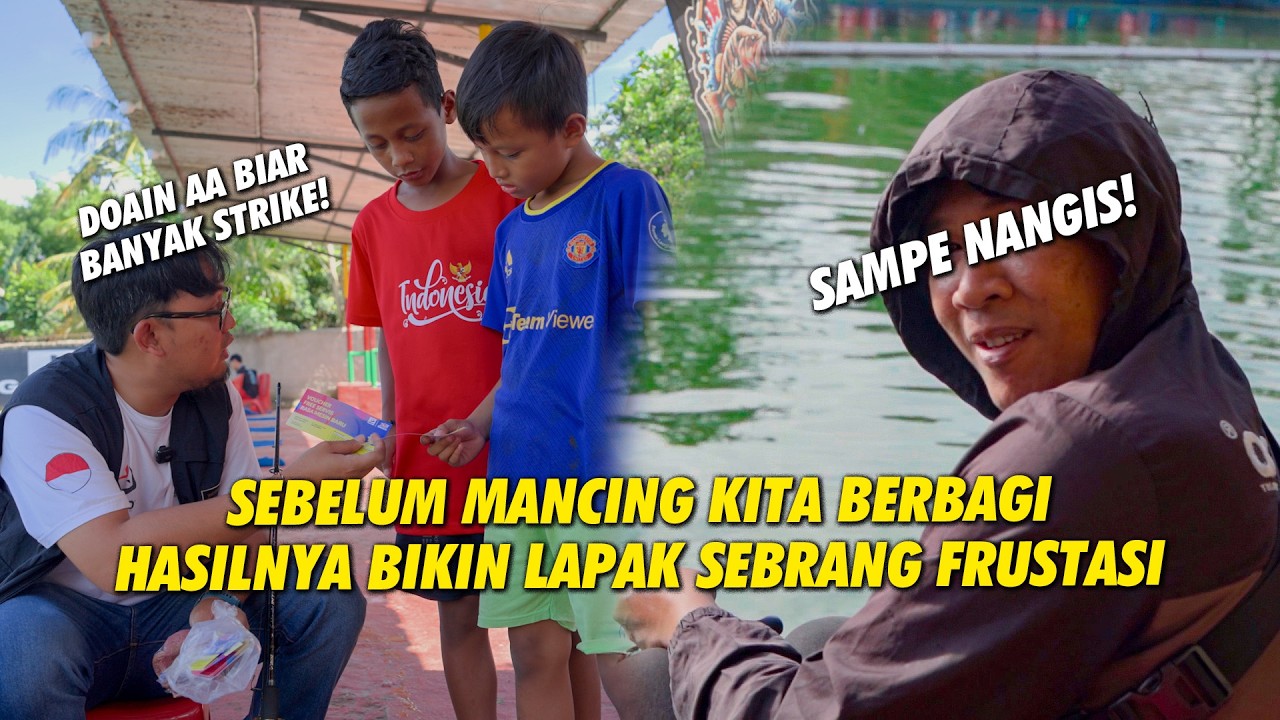 UMPAN BANSOS DIKASIH 21 TETES! YANG PUNYA UMPAN SAMPE KEPANASAN DI GALATAMA LELE DI TELAGA SRIKANDI
