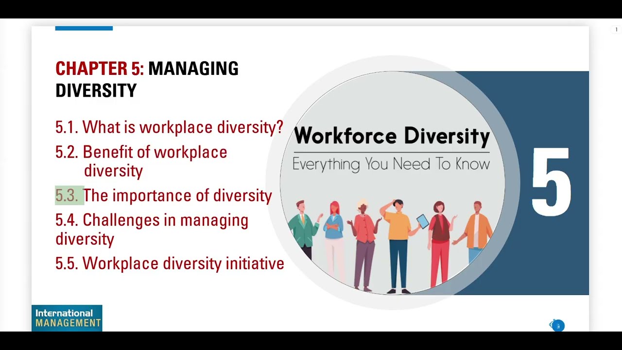 CHAPTER 5 - MANAGING DIVERSITY. #international #management #education #business #international #usa