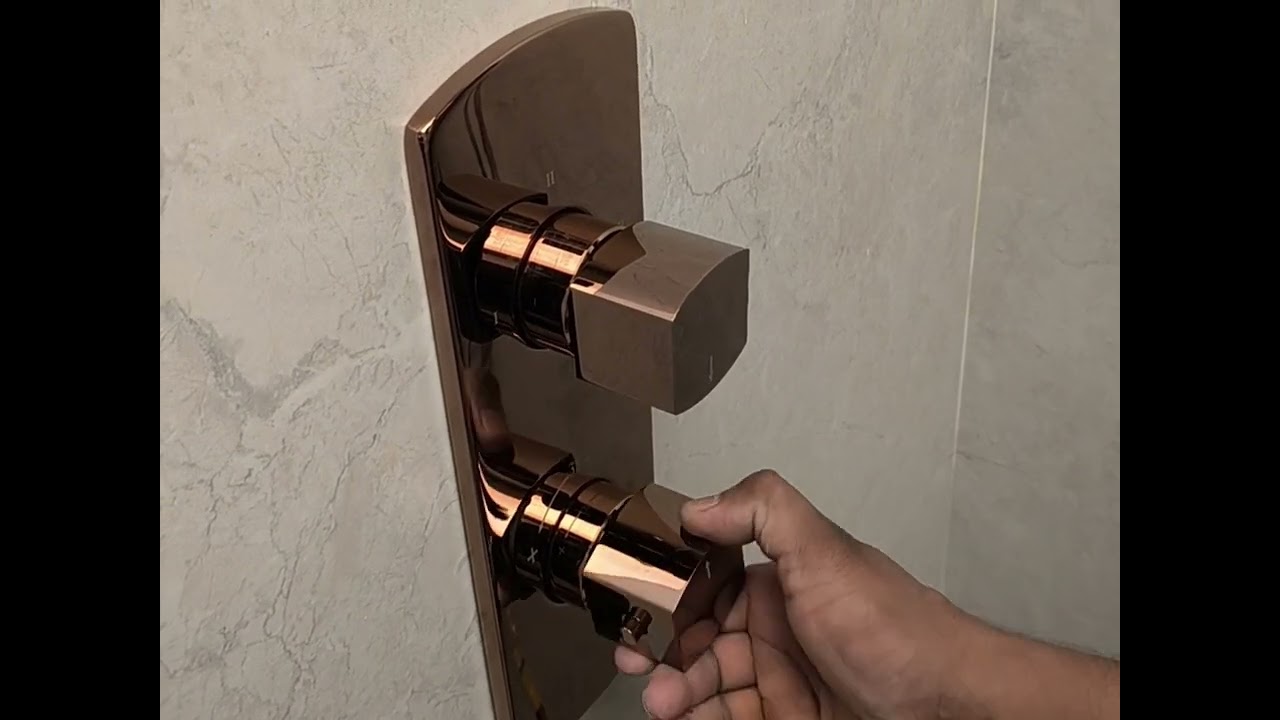 How to make Jaguar thermostatic Diverter upper plate fitting kese kare #plumbing #electrical