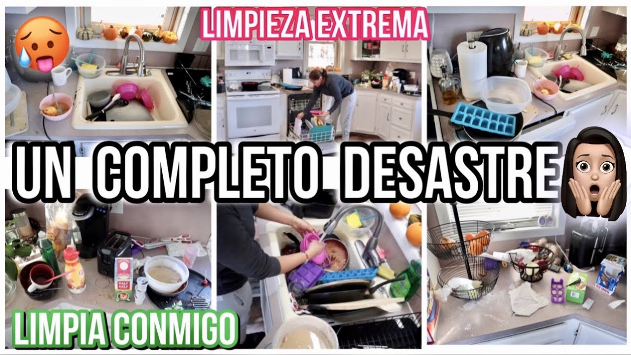 ✅*NUEVO*LIMPIEZA EXTREMA🥵 UN COMPLETO DESASTRE 😱MOTÍVATE A LIMPIAR TU CASA🧺 LIMPIEZA DE LA COCINA🥴