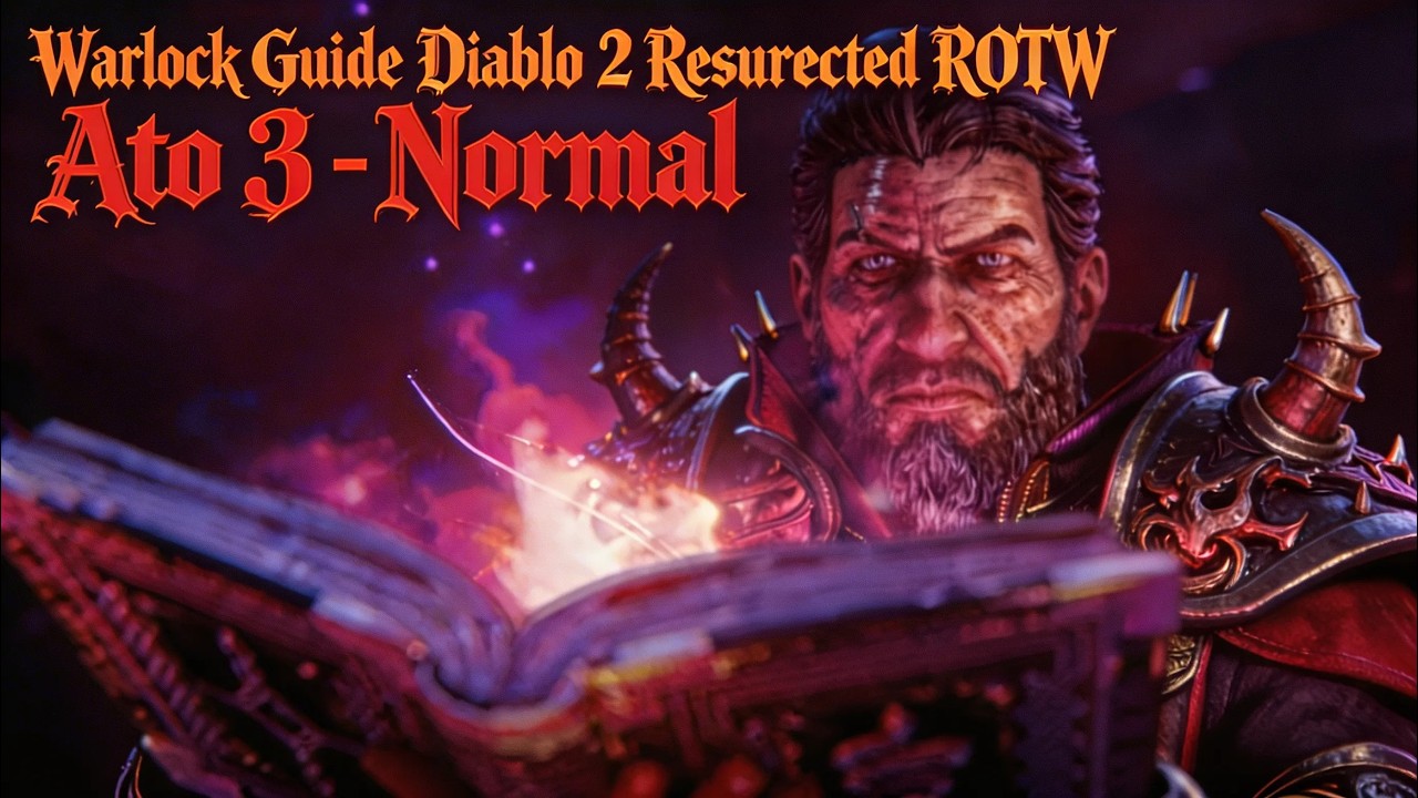Guia explicativo, passo a passo do Warlock! Ato 3 - Normal! Mephisto nos aguarda!