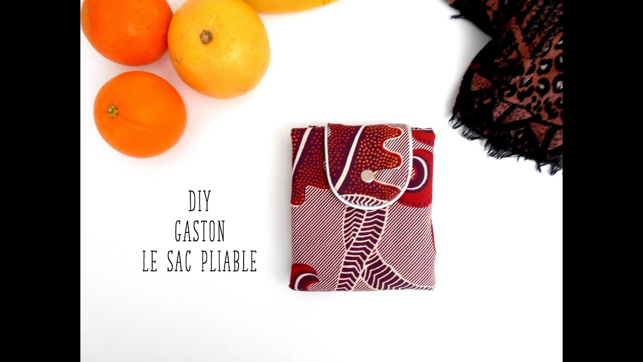 Coudre un sac pliable, tuto couture facile