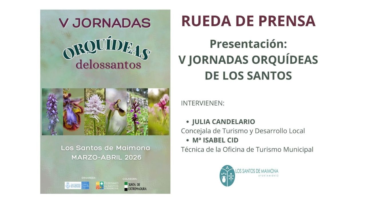 RUEDA PRENSA |  V Jornadas de las Orquídeas de Los Santos
