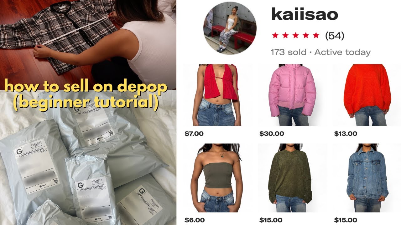 how to sell on depop for beginners (tutorial)