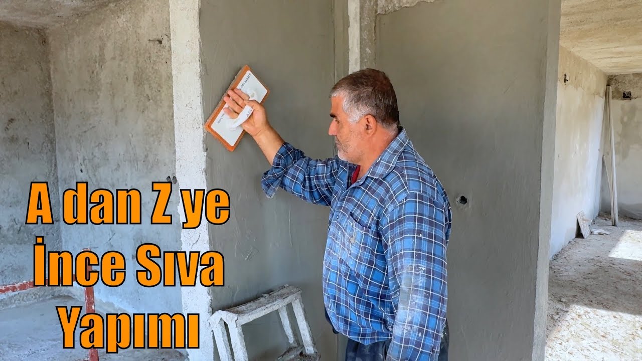 Sıva Nasıl Yapılır ( İnce Sıva ) En İyi Ustadan &Ouml;ğrenin ! 