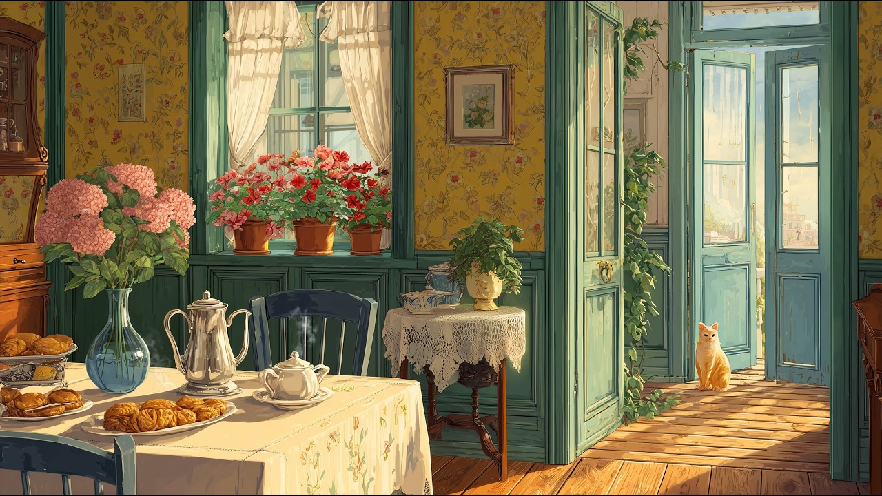 Morning in Grandma&rsquo;s Vintage Cottage 🕰️✨ | Cozy Nostalgic Music