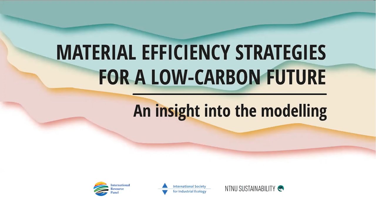 Material Efficiency Strategies for a Low-Carbon Future. An insight into the modelling.