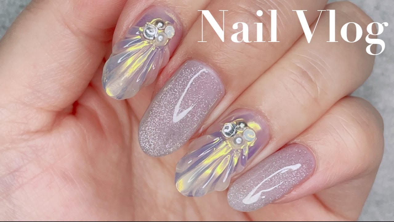 【MY NAIL】マーメイドネイル💅｜夏ネイル｜マグネットジェル