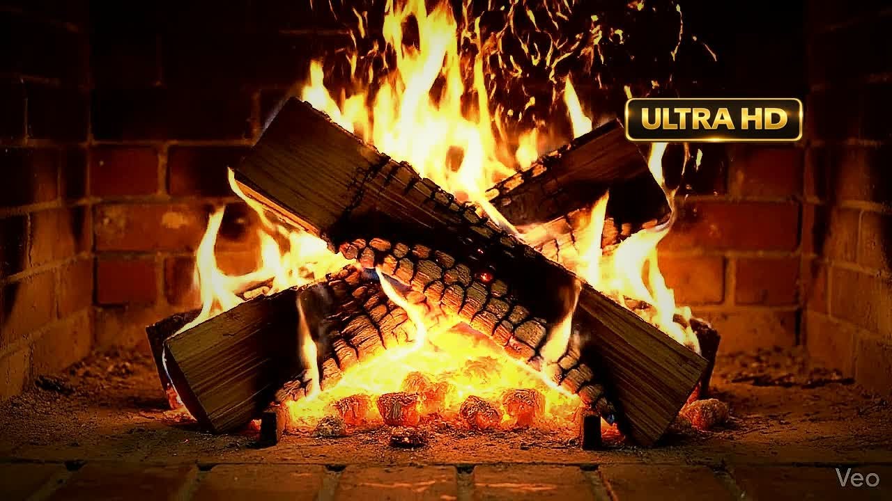 🔥 Ultra HD Cozy Insomania Sleep – The BEST Relaxing Fire Sounds with Crackling Logs | 10 Hours 