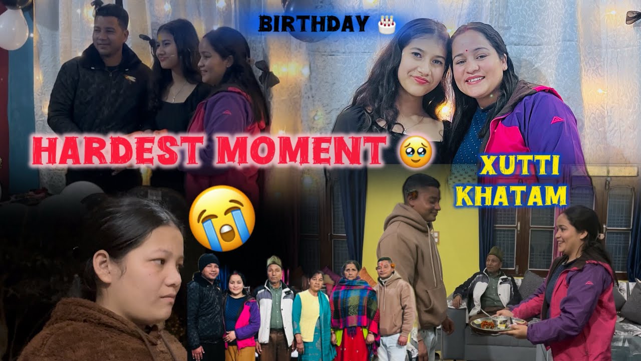 Birthday 🎂🎉 || Devar Ji Bhi Chale Gye Wapis Duty￼🪖👨🏾‍✈️|| ￼￼ hardest moment￼ for her🥹😔||❤️