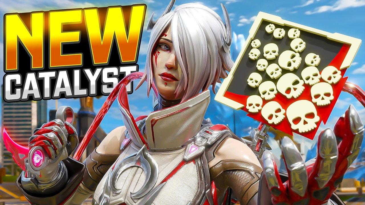 НОВАЯ Catalyst ПРОСТО БЕЗУМИЕ (24 УБИЙСТВА) Apex Legends