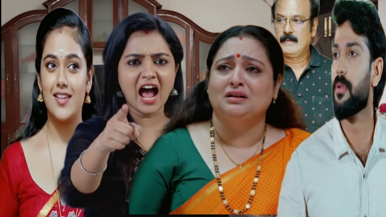 നിങ്ങടെ തോന്നിവാസം എന്റടുത്ത് എടുക്കരുത്😡ചന്ദ്രമതിയെ വലിച്ചു കീറി വർഷ #chembaneerpoovupromo 