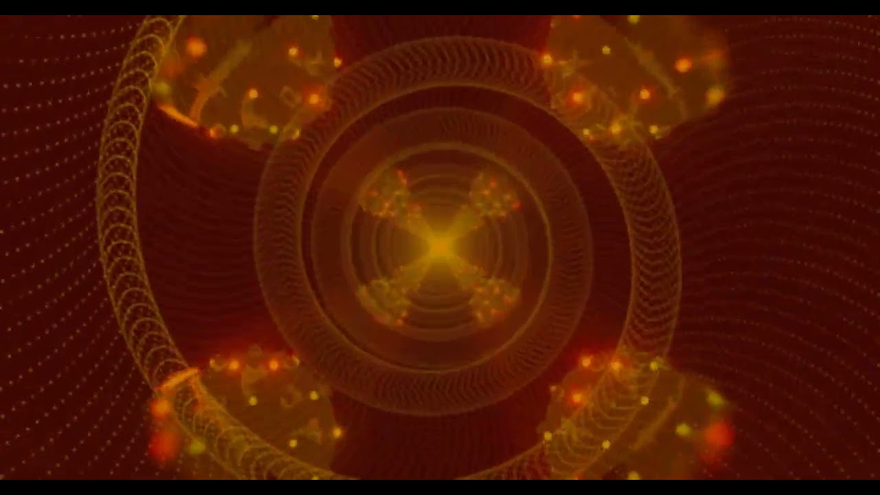 10 hours Amber Spiral Neon Tunnel 4K UHD 60fps screensaver Vj clip
