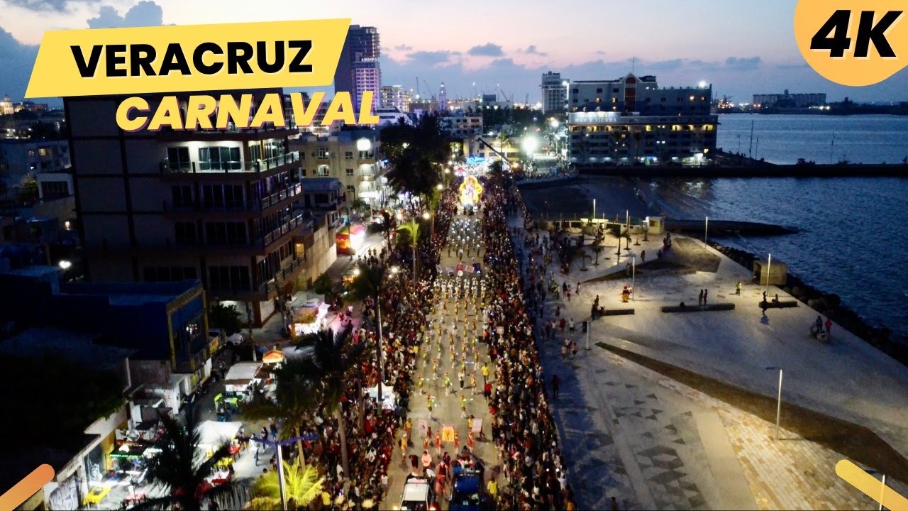 Veracruz Carnaval 2023 (DRONE 4K) Mexico 🇲🇽