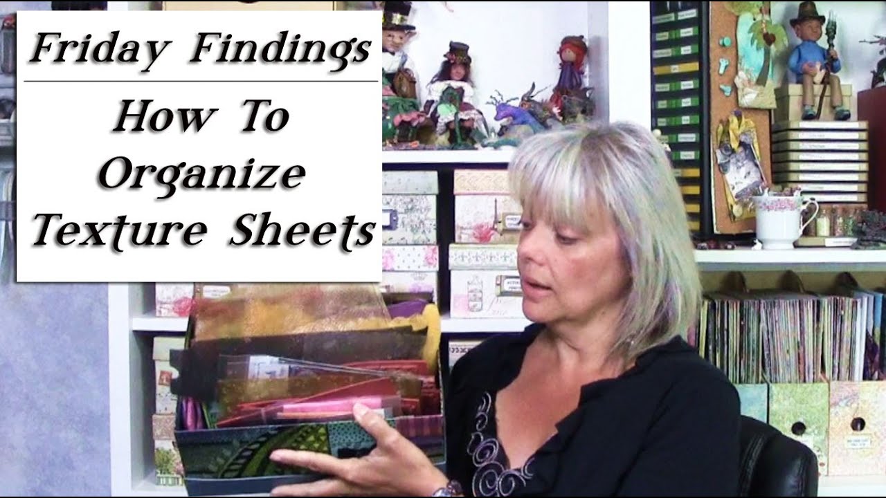 How To Organize Texture Sheets (and Other Supplies!) in a Binder