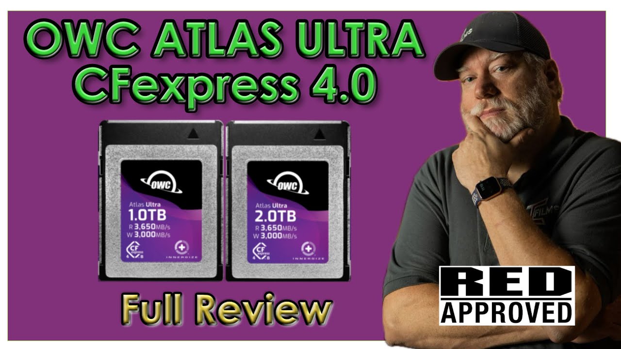Карты OWC Atlas Ultra CFExpress 4.0 Type B — одобрены RED и чрезвычайно быстры