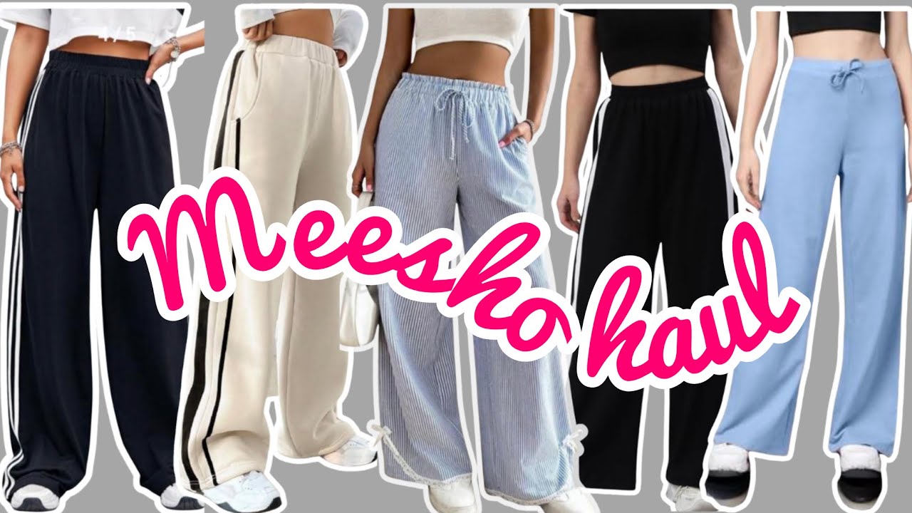 *HUGE* MEESHO HAUL!😍 Meesho bottom wear haul!💗 Try-on Haul || *Honest review* ||