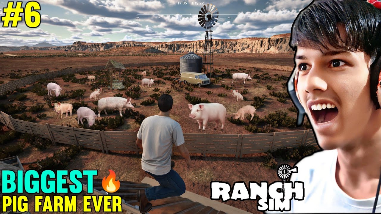 🔥I Built Biggest Pig🐷 Farm Ever ◾ Southwest Ranch Simulator | Gameplay #6 #trending #viralvideo