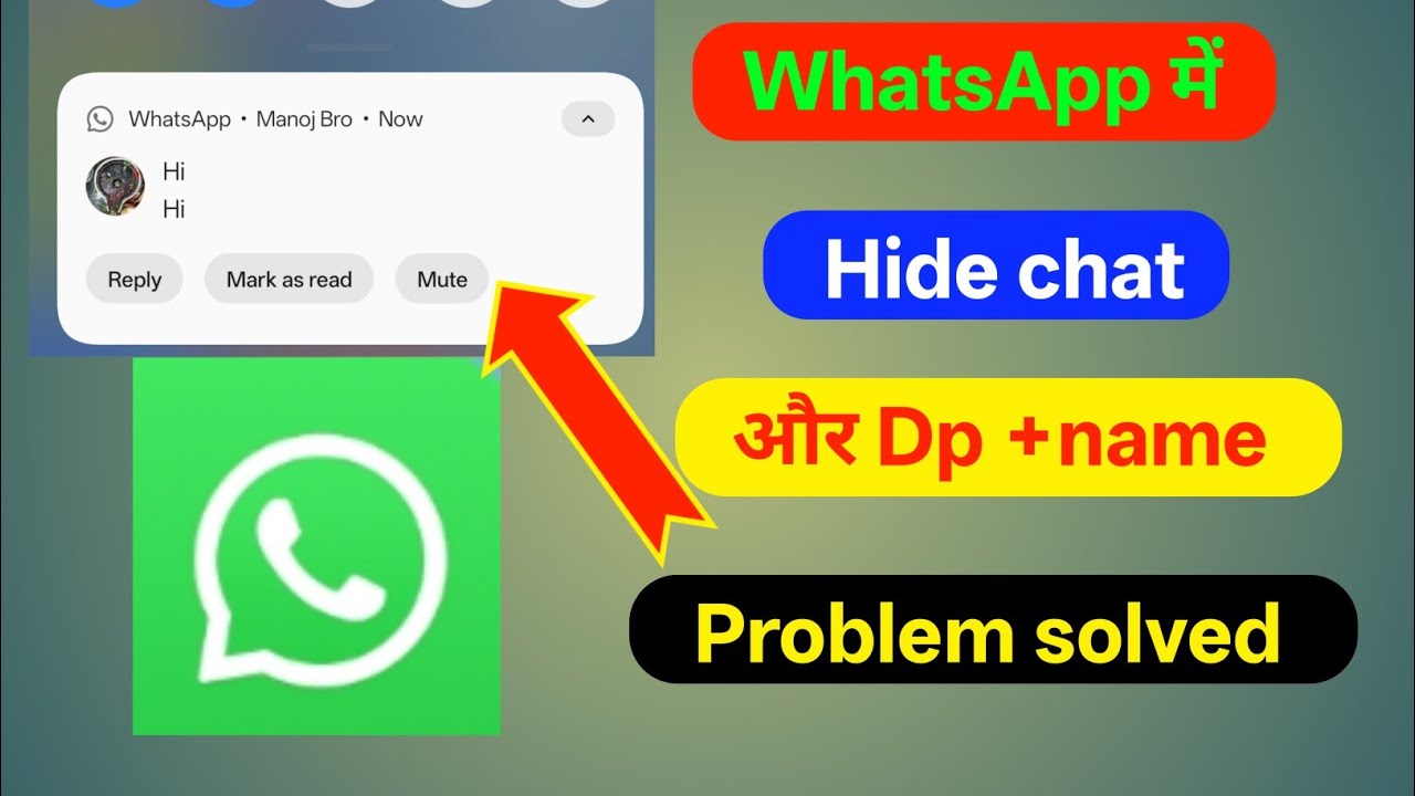 How To Hide WhatsApp Notification On Home Screen| How To Hide WhatsApp Message Notification