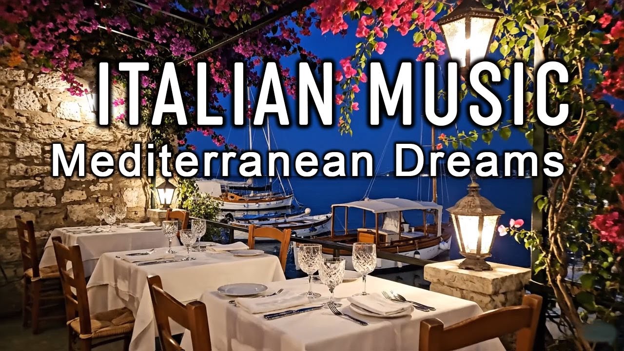 🎶 Italian Vibes & Mediterranean Music 🎶 2+ Hours Scenic Amalfi Coast & Lake Como Relaxation 4K