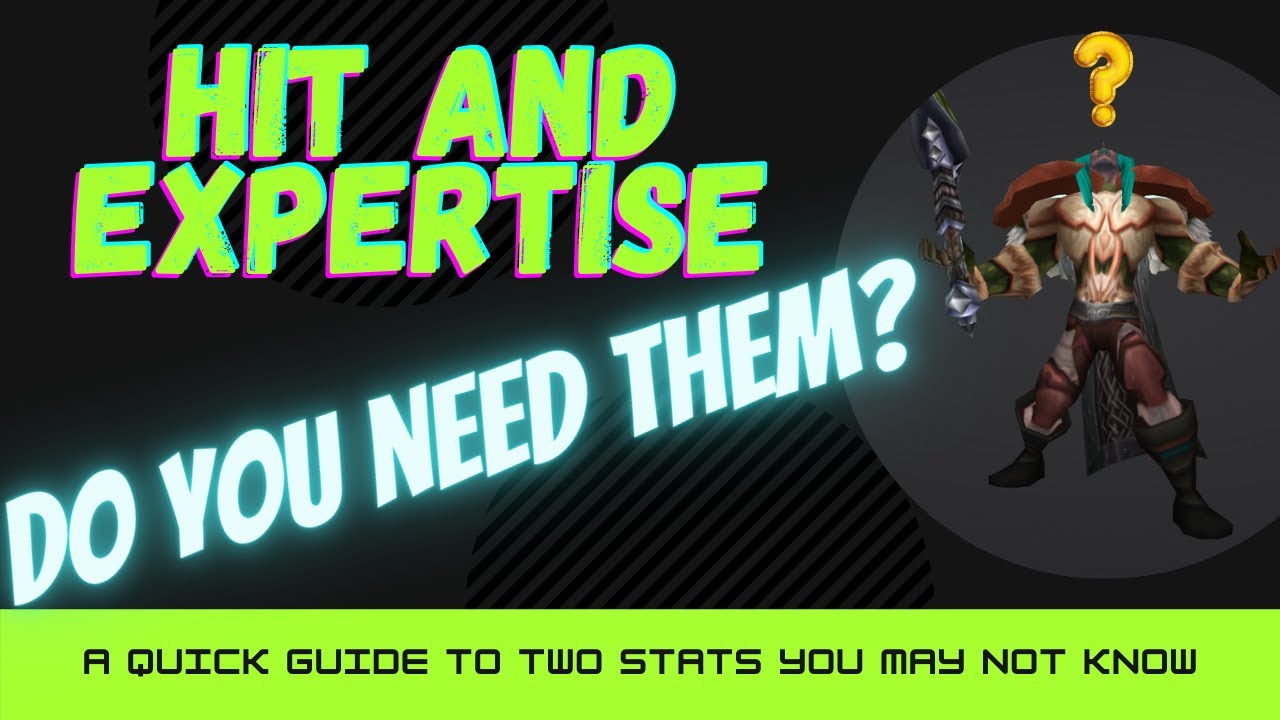 Hit and Expertise. Do you actually need it?