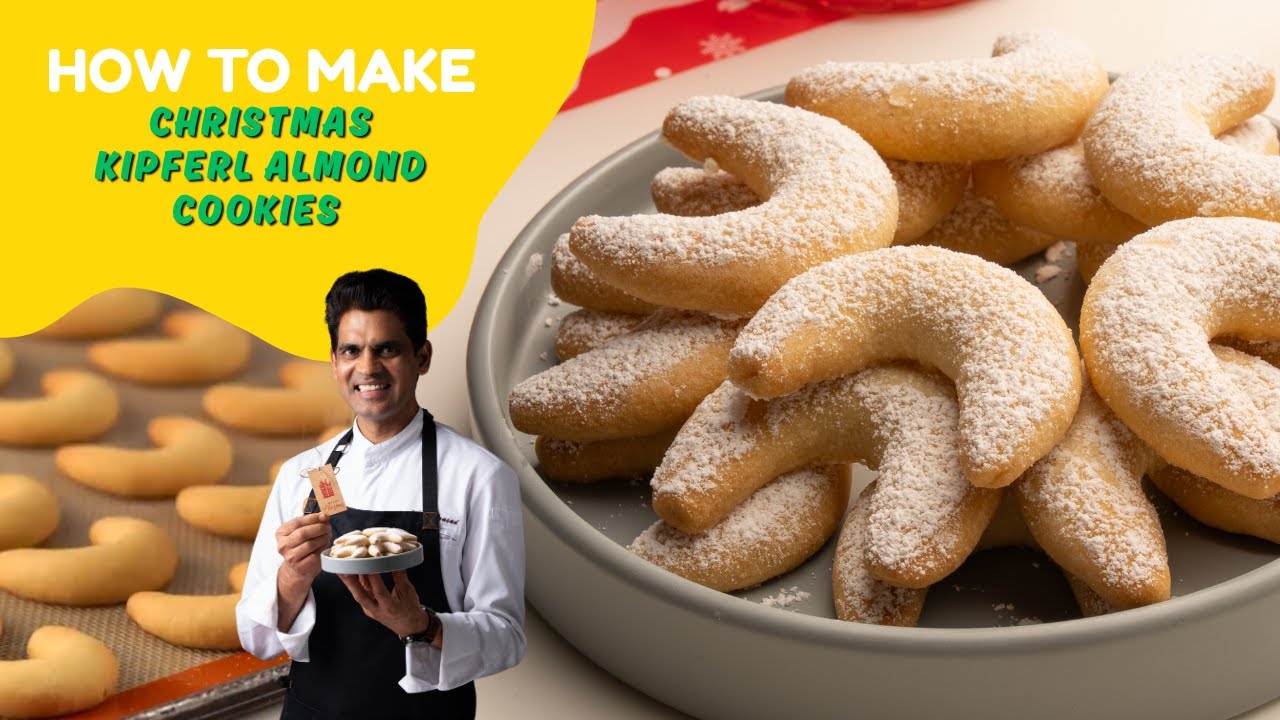 Vanilla Kipferl Cookie  Recipe | German christmas Cookies I Eggless - 15 Min Recipe #Baking
