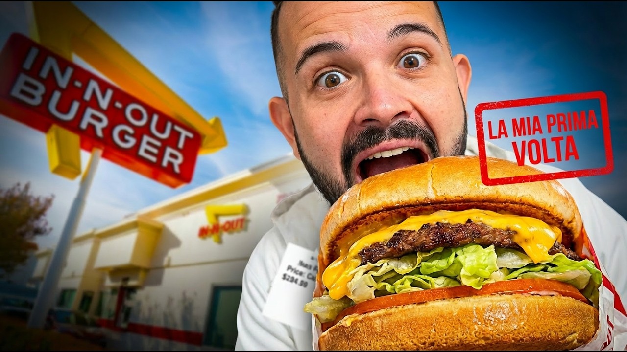 FINALMENTE ho provato IN-N-OUT a Los Angeles, è davvero cosi buono?