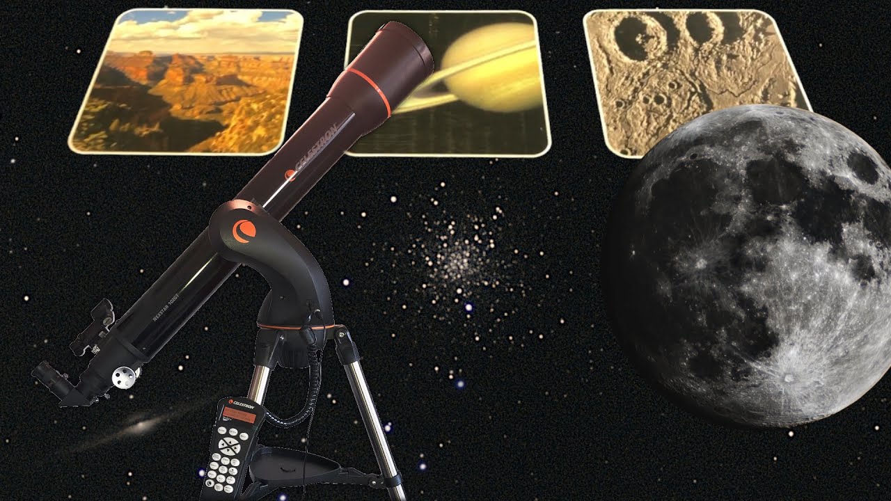 Long Focal Length Achromatic Refractor on an Alt-Az Mount: Celestron  102GT Telescope