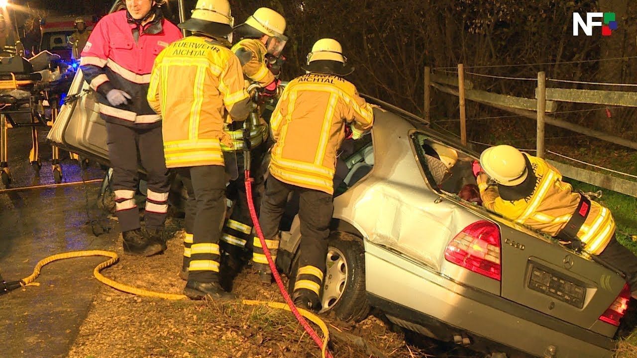 20.11.2017 - Feuerwehr Aichtal und die Malteser proben den Ernstfall mit einer Alarmübung