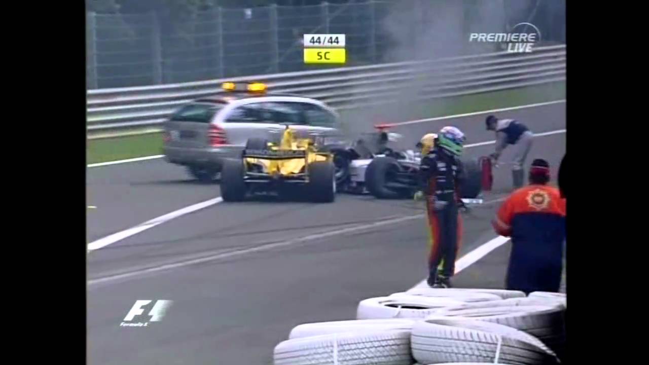 F1 Belgien 2004: Startcrash (Premiere)